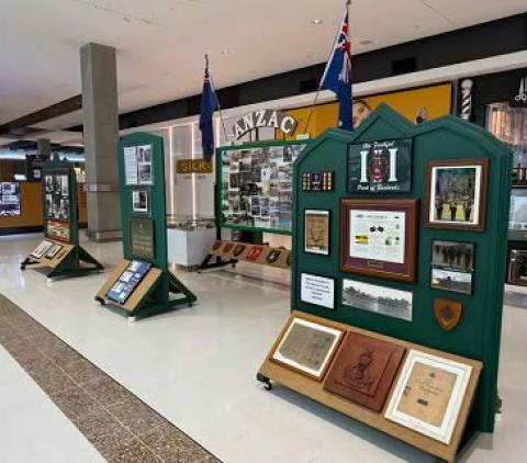 Anzac Day display 