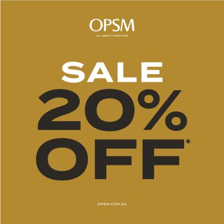 opsm 20 off 