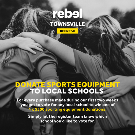 Rebel Townsville School Donations