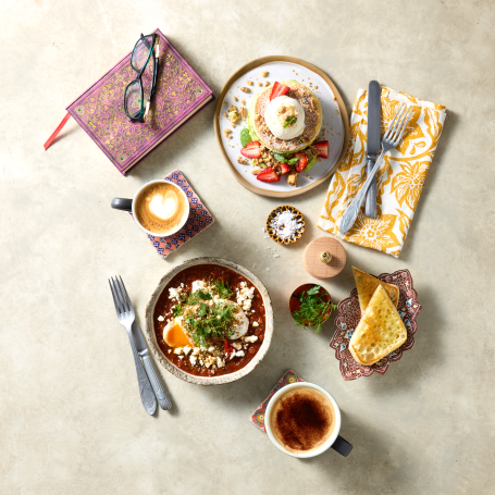Jamaica Blue Turkish Feast Tile breakfast
