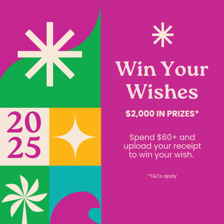 Win Your Wishes $2,000 in prizes*