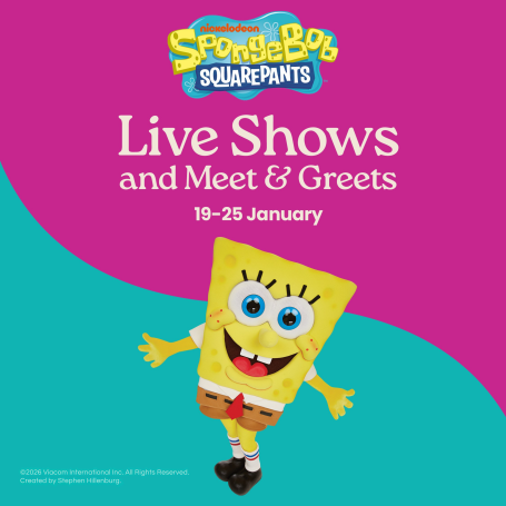 SpongeBob SquarePants Live Shows and Meet & Greets 19-25 January