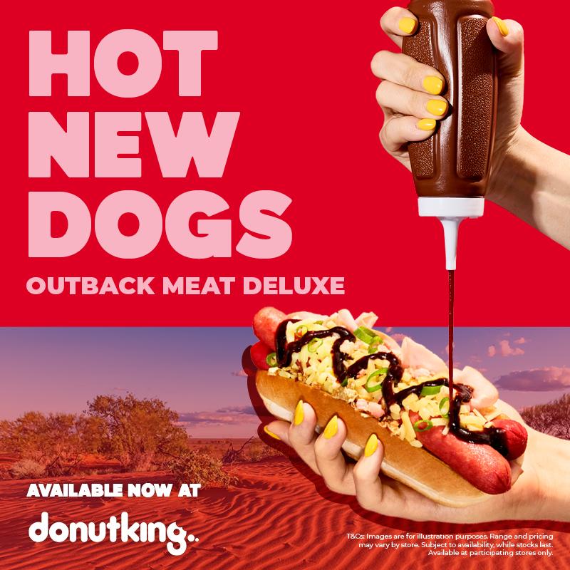 Donut King Outback Hot Dog