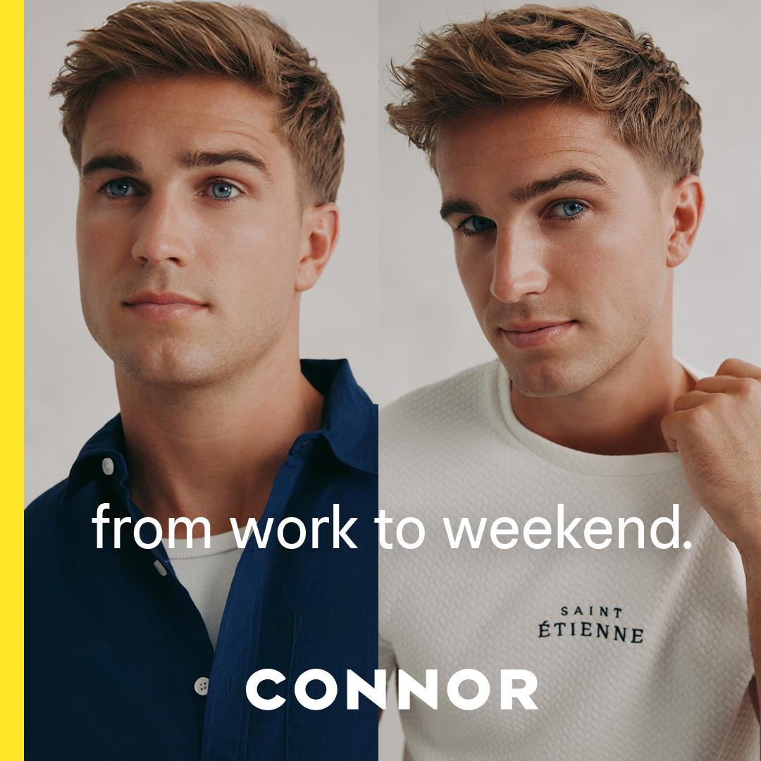 from work to weekend. CONNOR
