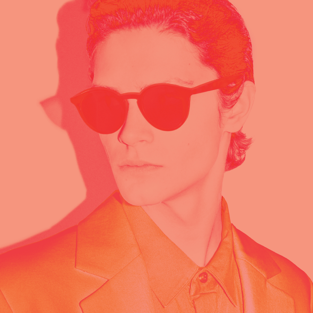Man wearing sunglasses from Sunglass Hut