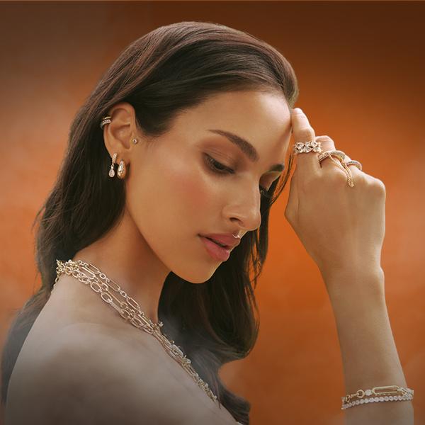 Woman wearing Lovisa jewellery
